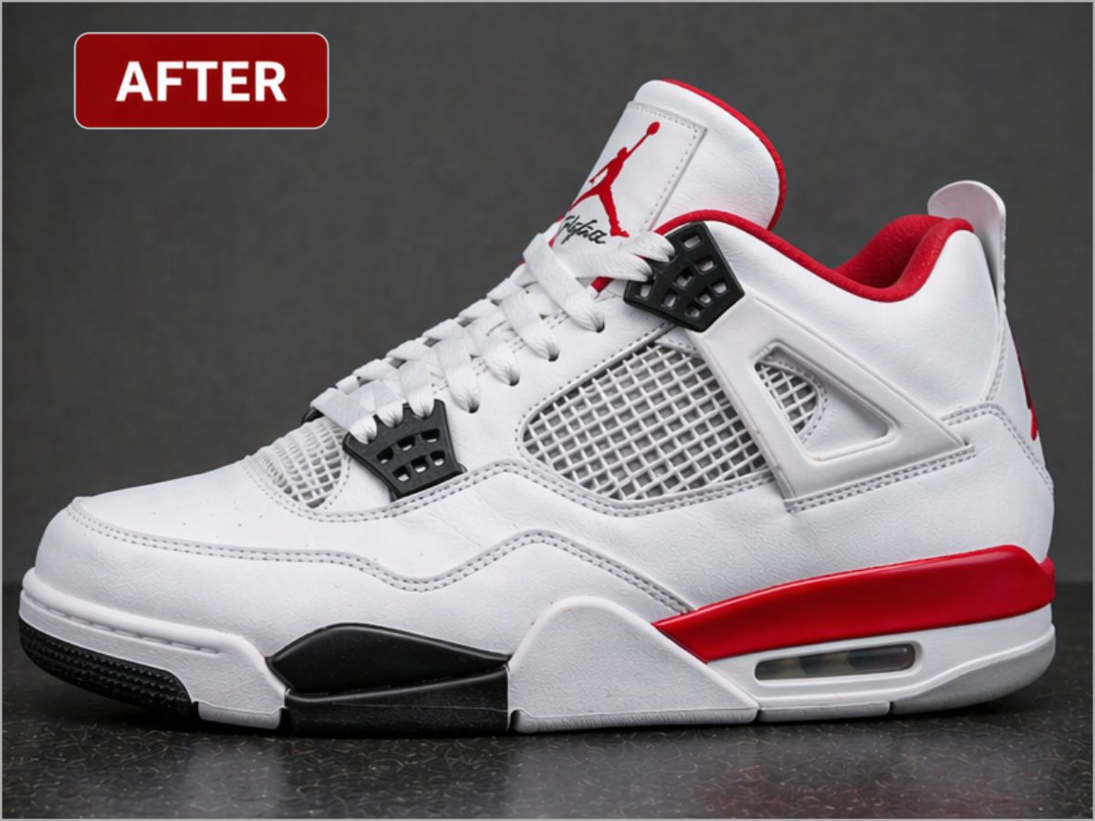 After sneaker cleaning result 1