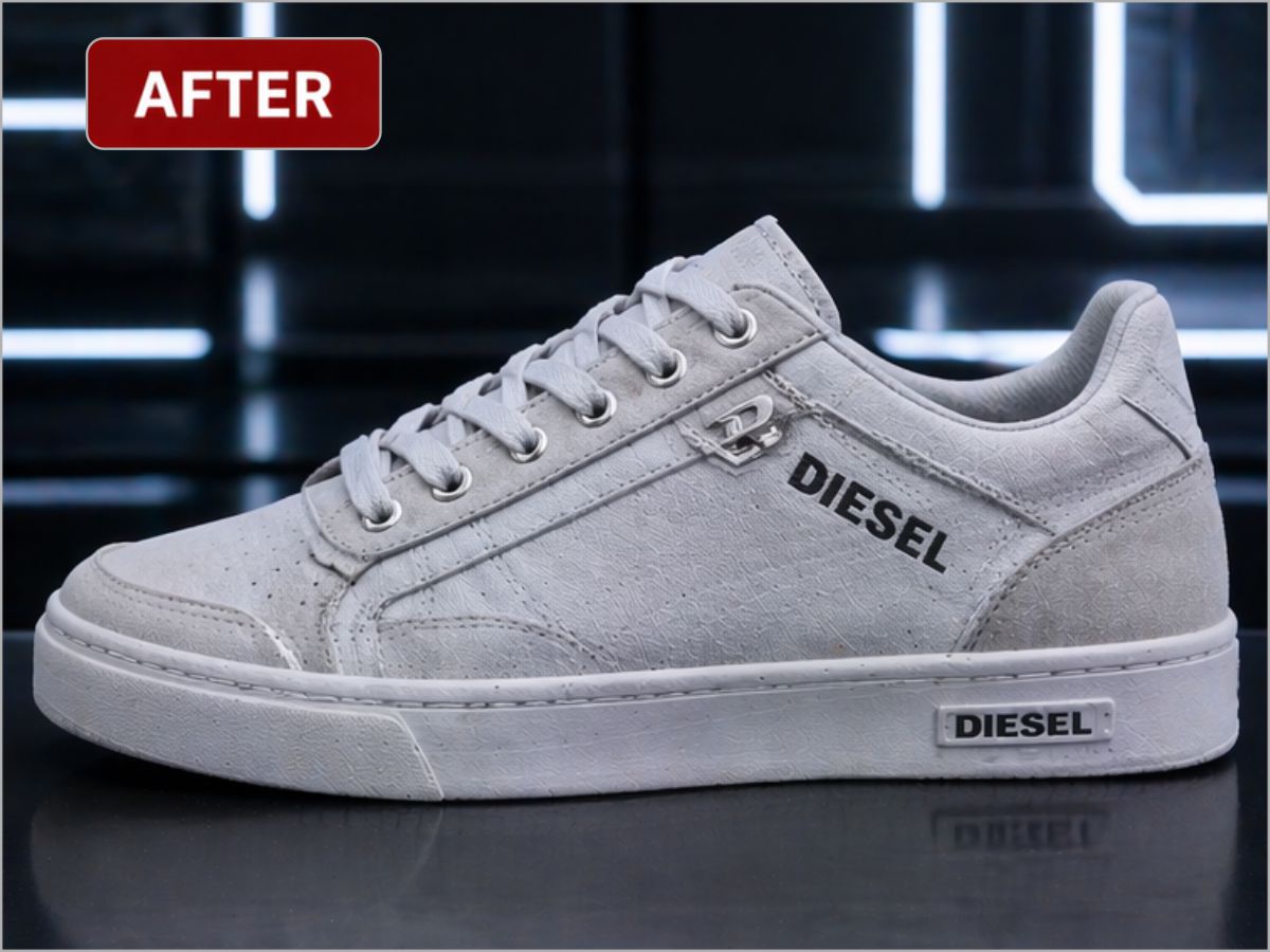 After sneaker cleaning result 4
