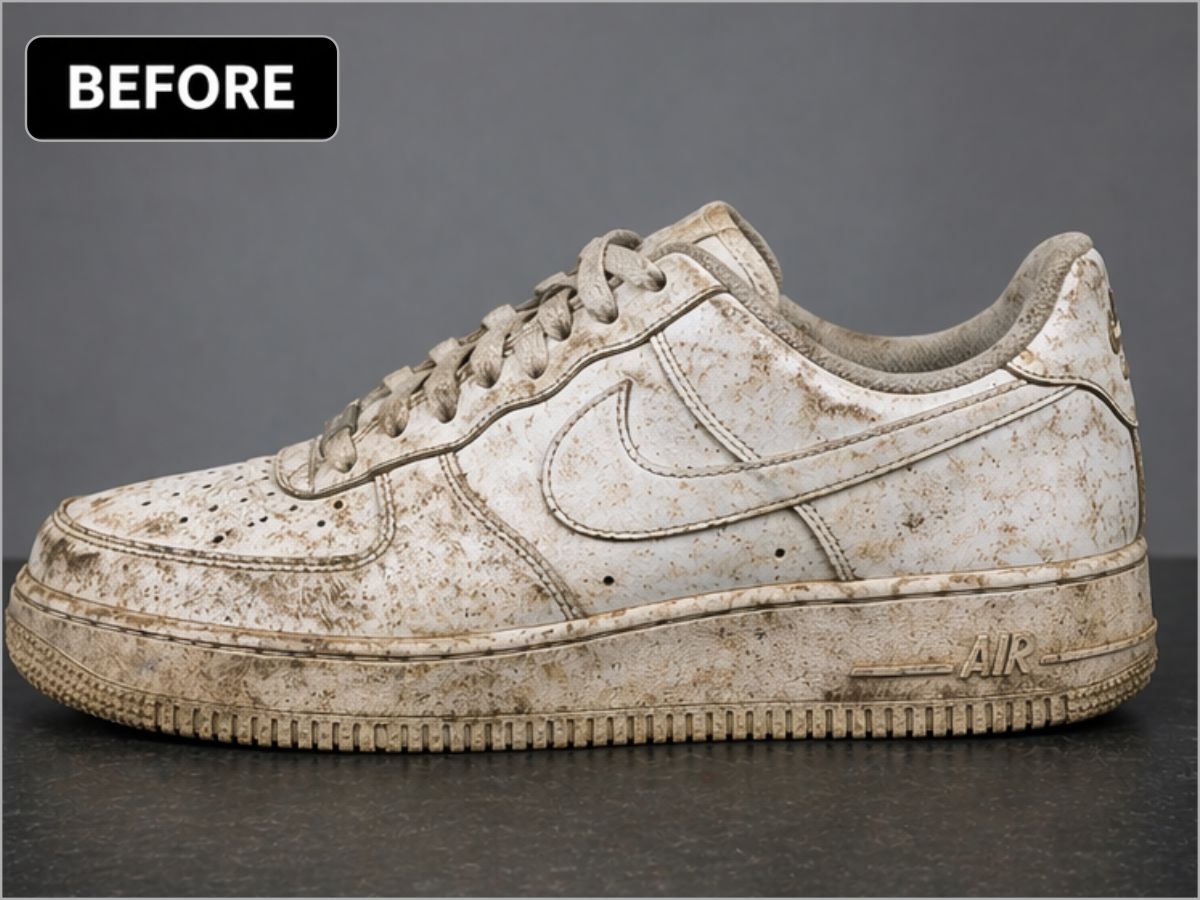 Before sneaker cleaning result 5